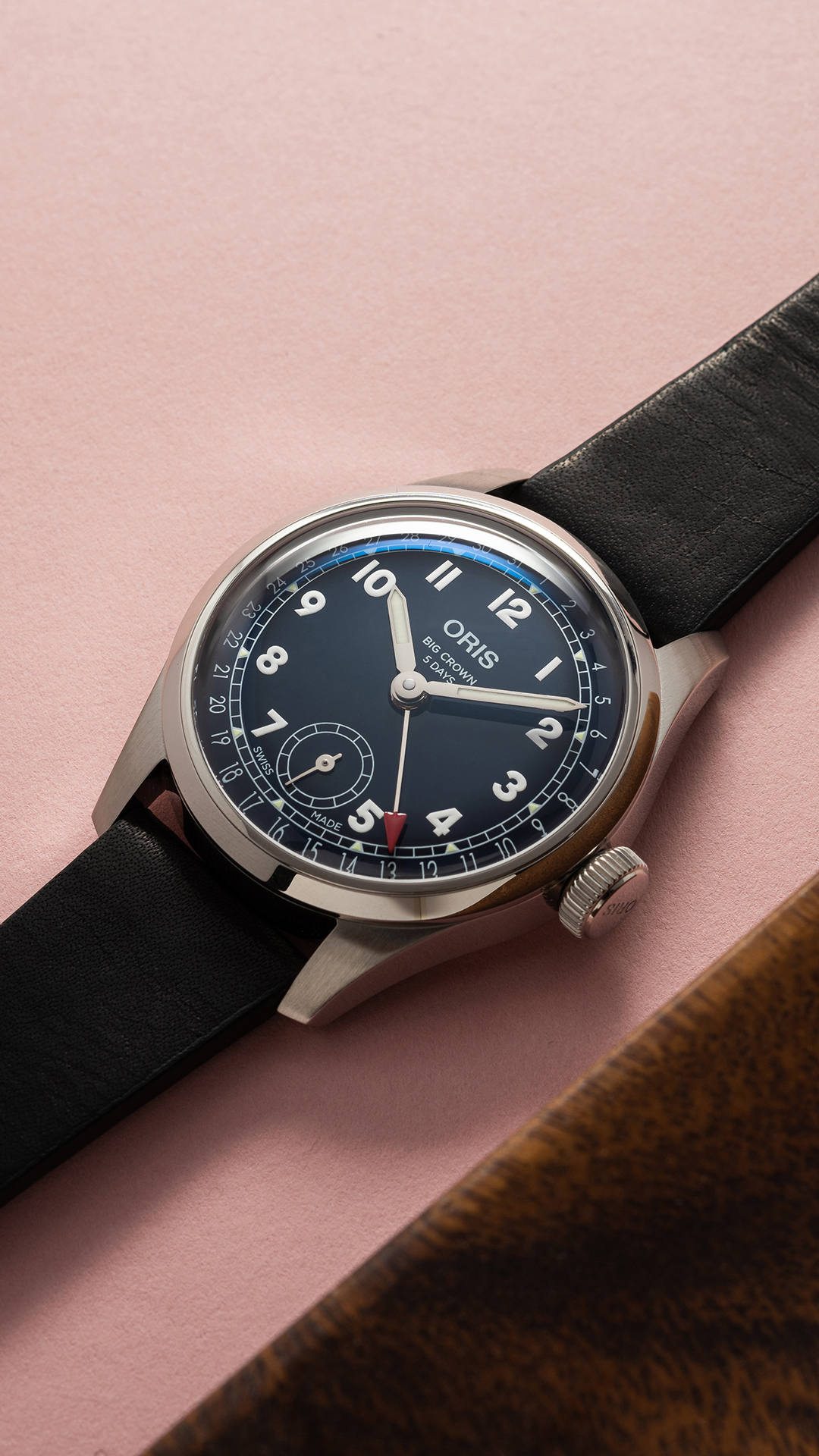 ORIS  Мужские швейцарские часы, автоматический механизм, сталь, 38 мм